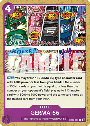 GERMA 66 (EB02-039) - Anime 25th Collection (Common) [EB02-039] - Cards Beyond