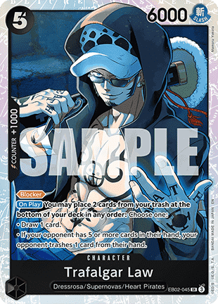 Trafalgar Law (EB02-045) (V.1) - Anime 25th Collection (Super Rare) [EB02-045] - Cards Beyond