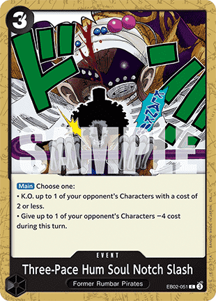 Three-Pace Hum Soul Notch Slash (EB02-051) - Anime 25th Collection (Common) [EB02-051] - Cards Beyond