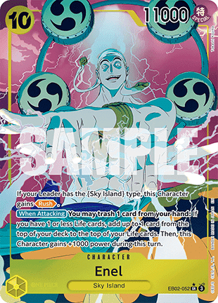 Enel (EB02-052) (V.2) - Anime 25th Collection (Alternate Art) [EB02-052] - Cards Beyond