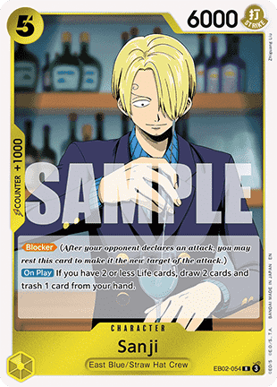 Sanji (EB02-054) (V.1) - Anime 25th Collection (Rare) [EB02-054] - Cards Beyond
