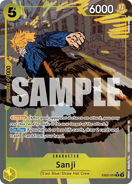 Sanji (EB02-054) (V.2) - Anime 25th Collection (Alternate Art) [EB02-054] - Cards Beyond