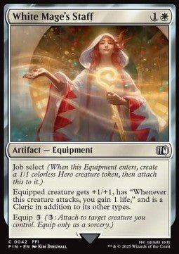 White Mage's Staff - FINAL FANTASY (Common) [FIN-42] - Cards Beyond