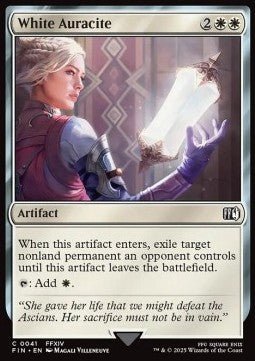 White Auracite - FINAL FANTASY (Common) [FIN-41] - Cards Beyond