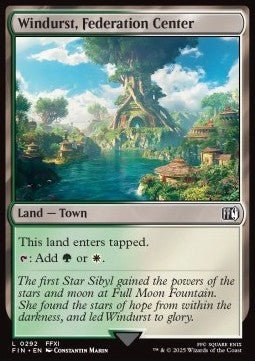 Windurst, Federation Center - FINAL FANTASY (Land) [FIN-292] - Cards Beyond