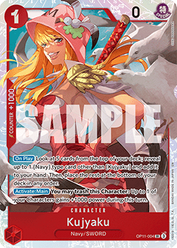 Kujyaku (OP11-004) (V.1) - A Fist of Divine Speed (Super Rare) [OP11-004] - Cards Beyond