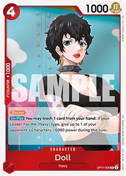 Doll (OP11-008) (V.1) - A Fist of Divine Speed (Rare) [OP11-008] - Cards Beyond
