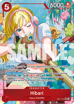 Hibari (OP11-010) (V.2) - A Fist of Divine Speed (Alternate Art) [OP11-010] - Cards Beyond