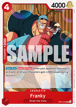 Franky (OP11-012) - A Fist of Divine Speed (Uncommon) [OP11-012] - Cards Beyond