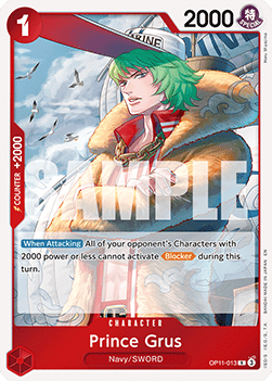 Prince Grus (OP11-013) - A Fist of Divine Speed (Rare) [OP11-013] - Cards Beyond
