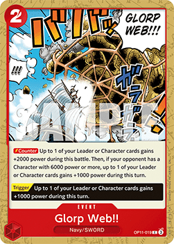 Glorp Web!! (OP11-019) - A Fist of Divine Speed (Common) [OP11-019] - Cards Beyond