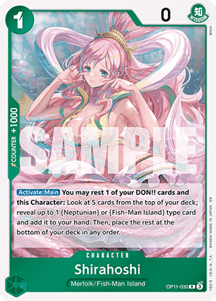Shirahoshi (OP11-030) - A Fist of Divine Speed (Rare) [OP11-030] - Cards Beyond