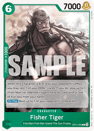 Fisher Tiger (OP11-035) - A Fist of Divine Speed (Common) [OP11-035] - Cards Beyond