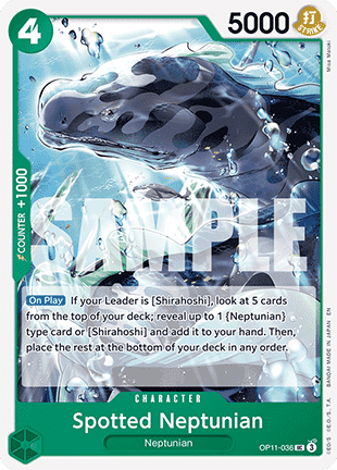Spotted Neptunian (OP11-036) - A Fist of Divine Speed (Uncommon) [OP11-036] - Cards Beyond