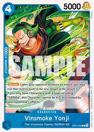 Vinsmoke Yonji (OP11-046) - A Fist of Divine Speed (Common) [OP11-046] - Cards Beyond