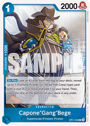 Capone"Gang"Bege (OP11-048) - A Fist of Divine Speed (Rare) [OP11-048] - Cards Beyond