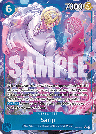 Sanji (OP11-051) (V.2) - A Fist of Divine Speed (Alternate Art) [OP11-051] - Cards Beyond