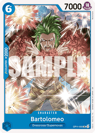 Bartolomeo (OP11-055) - A Fist of Divine Speed (Uncommon) [OP11-055] - Cards Beyond