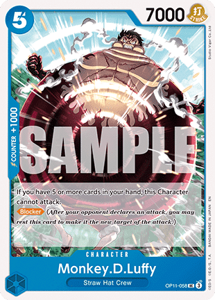 Monkey.D.Luffy (OP11-058) - A Fist of Divine Speed (Uncommon) [OP11-058] - Cards Beyond