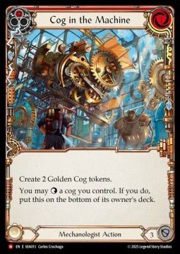Cog in the Machine (Rainbow Foil) - High Seas (Majestic) [SEA-013] - Cards Beyond