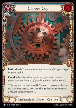 Copper Cog (Rainbow Foil) - High Seas (Rare) [SEA-021] - Cards Beyond