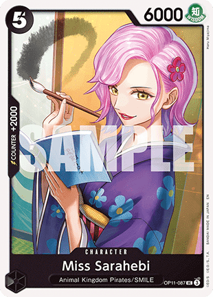 Miss Sarahebi (OP11-087) - A Fist of Divine Speed (Uncommon) [OP11-087] - Cards Beyond