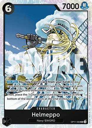Helmeppo (OP11-092) (V.1) - A Fist of Divine Speed (Super Rare) [OP11-092] - Cards Beyond