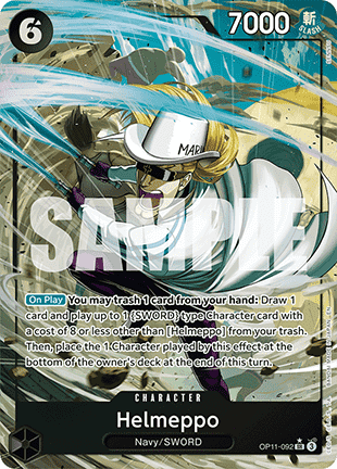 Helmeppo (OP11-092) (V.2) - A Fist of Divine Speed (Alternate Art) [OP11-092] - Cards Beyond