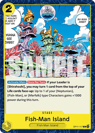 Fish-Man Island (OP11-117) - A Fist of Divine Speed (Common) [OP11-117] - Cards Beyond