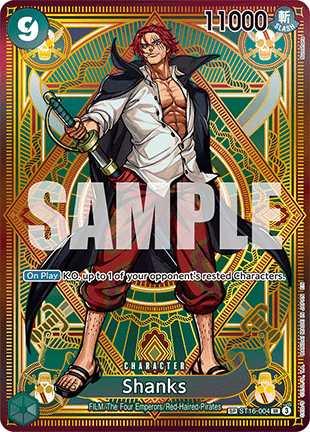 Shanks (ST16-004) - A Fist of Divine Speed (Special Rare) [OP11-ST16-004] - Cards Beyond