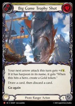 Big Game Trophy Shot (Rainbow Foil) - High Seas (Majestic) [SEA-087] - Cards Beyond