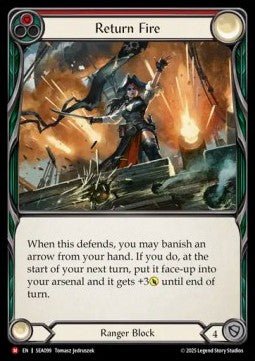 Return Fire (Rainbow Foil) - High Seas (Majestic) [SEA-099] - Cards Beyond