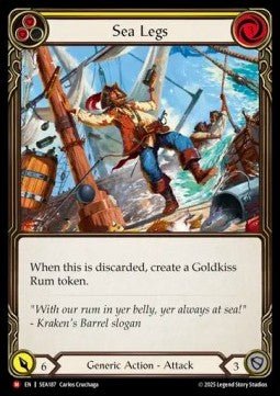 Sea Legs (Regular) - High Seas (Majestic) [SEA-187] - Cards Beyond