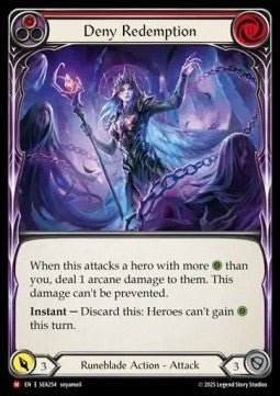 Deny redemption (Rainbow Foil) - High Seas (Majestic) [SEA-254] - Cards Beyond