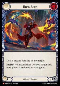 Burn Bare (Rainbow Foil) - High Seas (Majestic) [SEA-255] - Cards Beyond