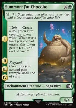 Summon: Fat Chocobo - FINAL FANTASY (Common) [FIN-202] - Cards Beyond