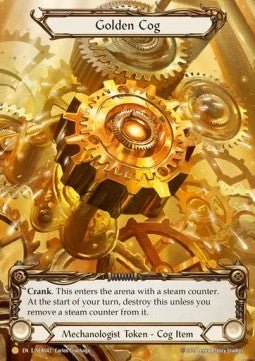 Golden Cog (Extended Art Rainbow Foil) - High Seas (Token) [SEA-042] - Cards Beyond