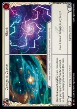 Consign to Cosmos // Shock (Regular) - High Seas (Majestic) [SEA-259] - Cards Beyond