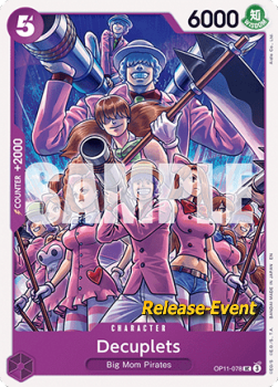 Decuplets (OP11-078) - Promos: A Fist of Divine Speed (Uncommon) [OP11P-078] - Cards Beyond