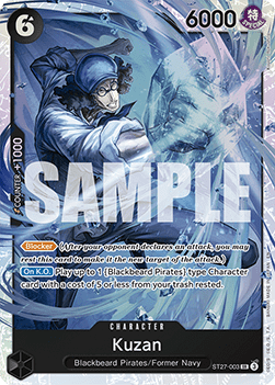 Kuzan (ST27-003) - Starter Deck: Black Marshall.D.Teach (Super Rare) [ST-27-003] - Cards Beyond