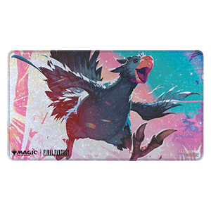 Magic: The Gathering - FINAL FANTASY: "Traveling Chocobo" (Black) Holofoil Playmat - FINAL FANTASY - Cards Beyond