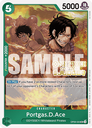 Portgas.D.Ace (OP09-035) - Judge Promos (Uncommon) [JDG-OP09-035] - Cards Beyond