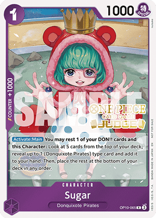 Sugar (OP10-065) - Judge Promos (Rare) [JDG-OP10-065] - Cards Beyond