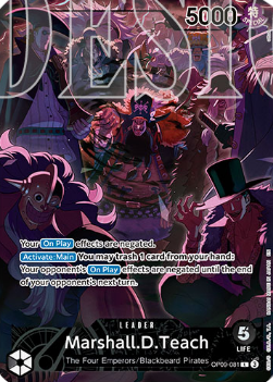 Marshall.D.Teach (OP09-081) - Unnumbered Promos (Leader) [UP-OP09-081] - Cards Beyond