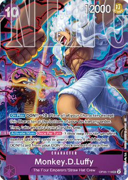 Monkey.D.Luffy (OP05-119) - Unnumbered Promos (Secret Rare) [UP-OP05-119] - Cards Beyond