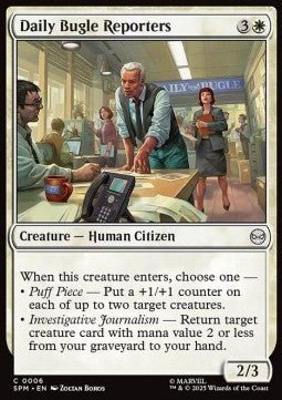 Daily Bugle Reporters - Marvel's Spider-Man (Common) [SPM-6] - Cards Beyond