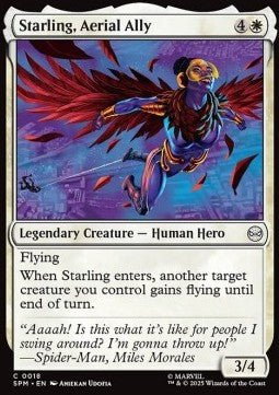 Starling, Aerial Ally - Marvel's Spider-Man (Common) [SPM-18] - Cards Beyond