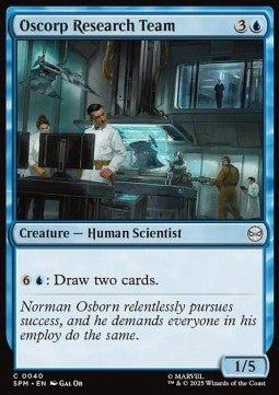 Oscorp Research Team - Marvel's Spider-Man (Common) [SPM-40] - Cards Beyond