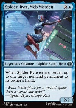 Spider-Byte, Web Warden - Marvel's Spider-Man (Uncommon) [SPM-44] - Cards Beyond
