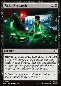 Risky Research - Marvel's Spider-Man (Common) [SPM-62] - Cards Beyond